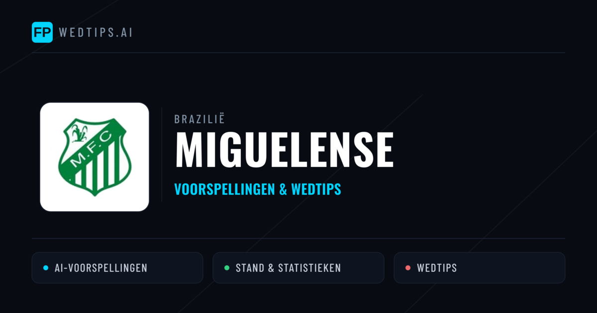 Miguelense voorspellingen & statistieken