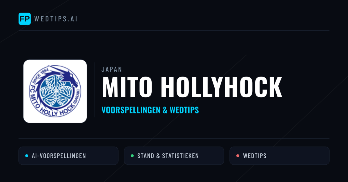 Mito HollyHock voorspellingen & statistieken