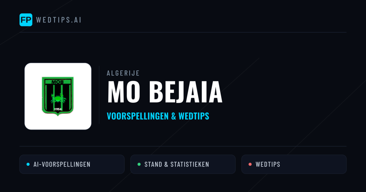 MO Bejaia voorspellingen & statistieken