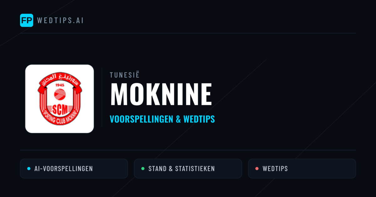 Moknine voorspellingen & statistieken