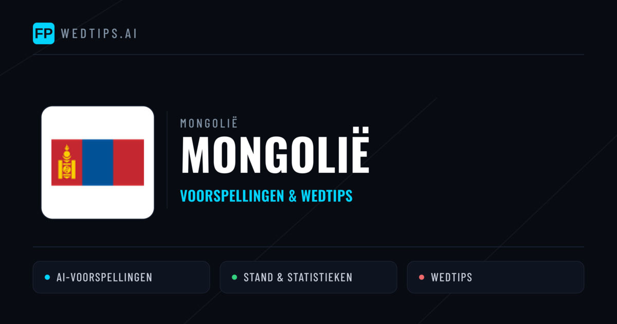 Mongolië voorspellingen & statistieken