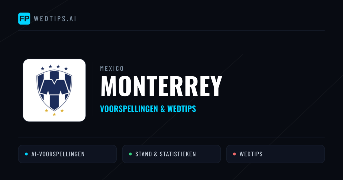 Monterrey voorspellingen & statistieken