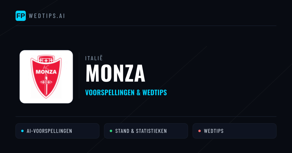 Monza voorspellingen & statistieken