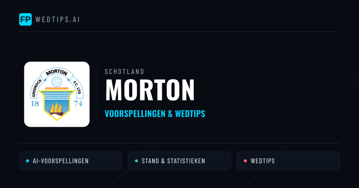 Morton voorspellingen & statistieken
