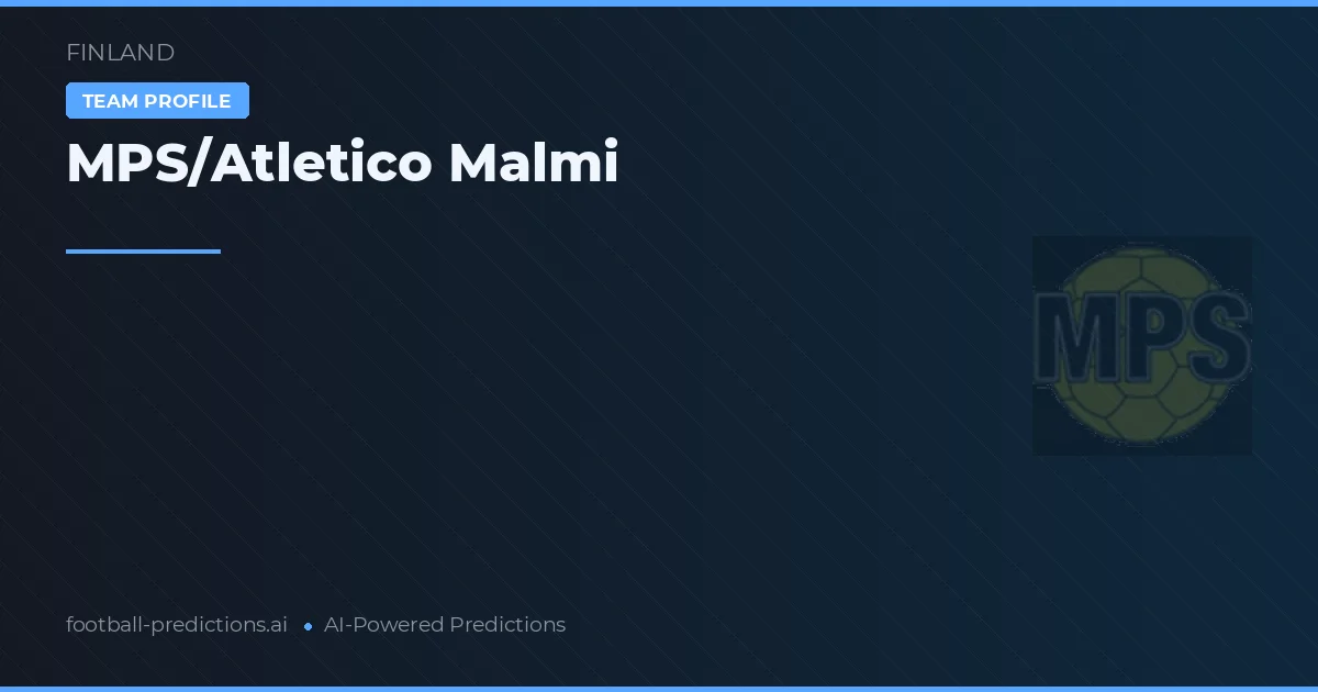 MPS / Atletico Malmi voorspellingen & statistieken