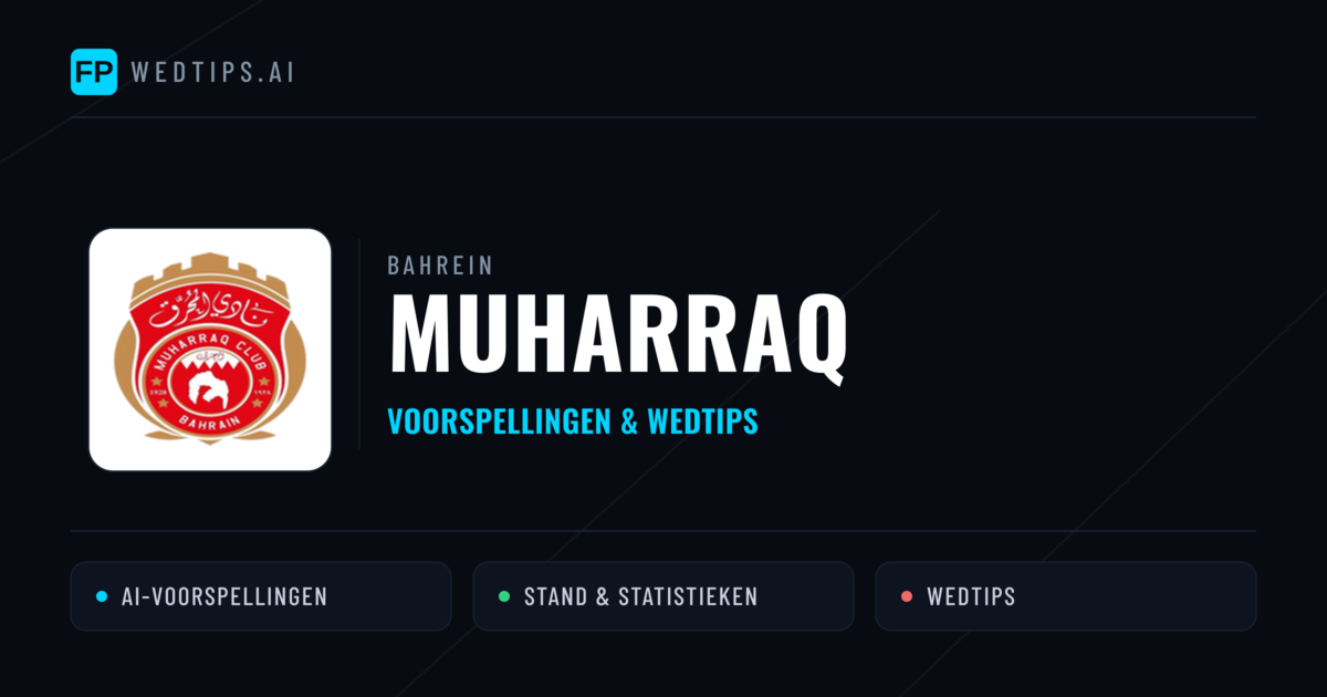 Muharraq voorspellingen & statistieken