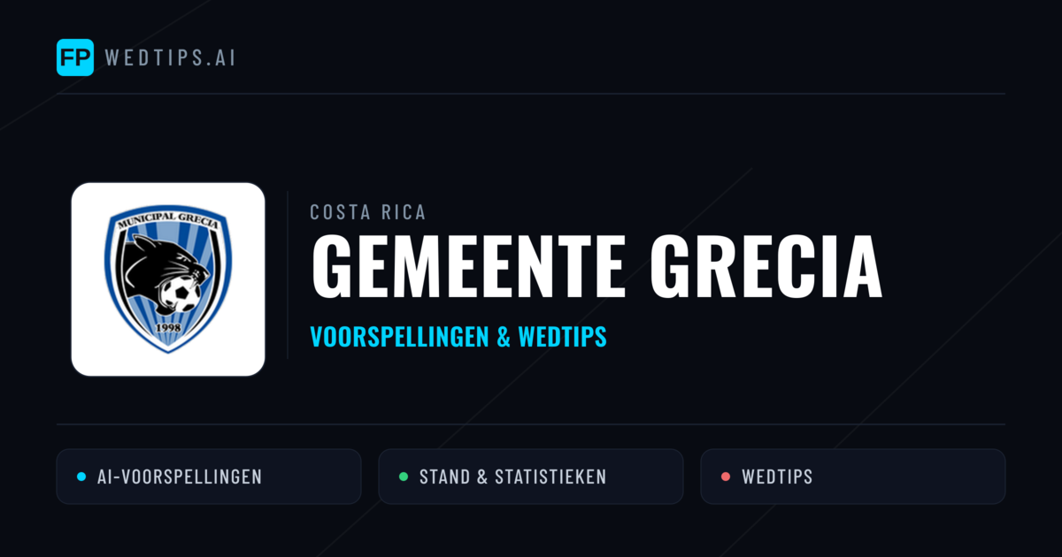 Gemeente Grecia voorspellingen & statistieken