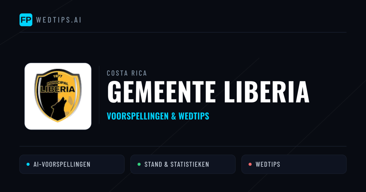 Gemeente Liberia voorspellingen & statistieken
