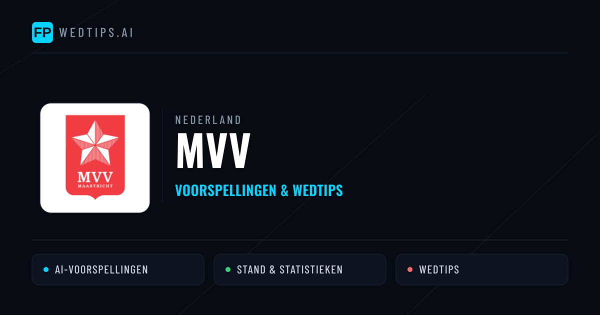 MVV voorspellingen & statistieken