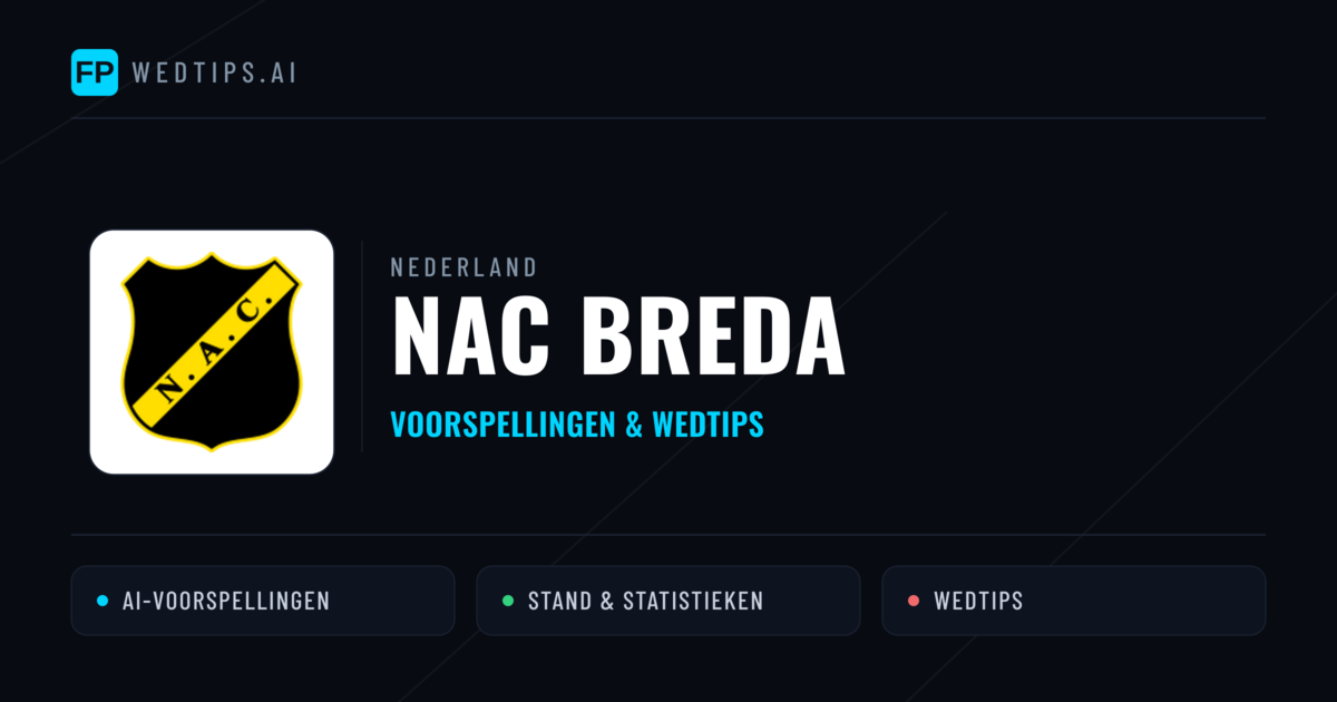 NAC Breda voorspellingen & statistieken