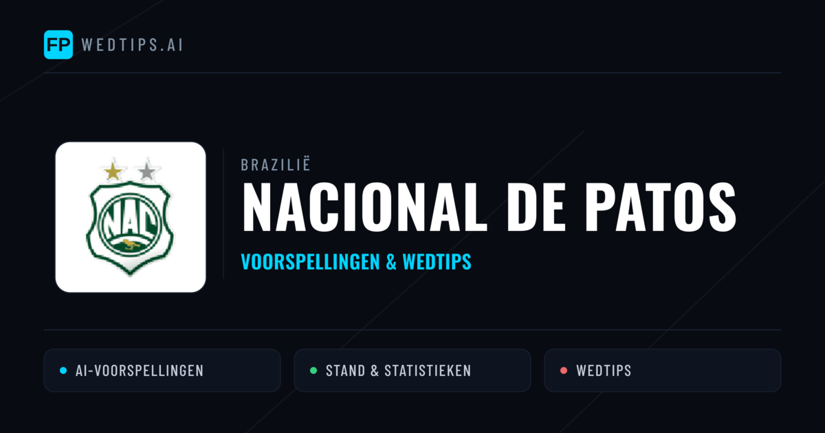 Nacional de Patos voorspellingen & statistieken