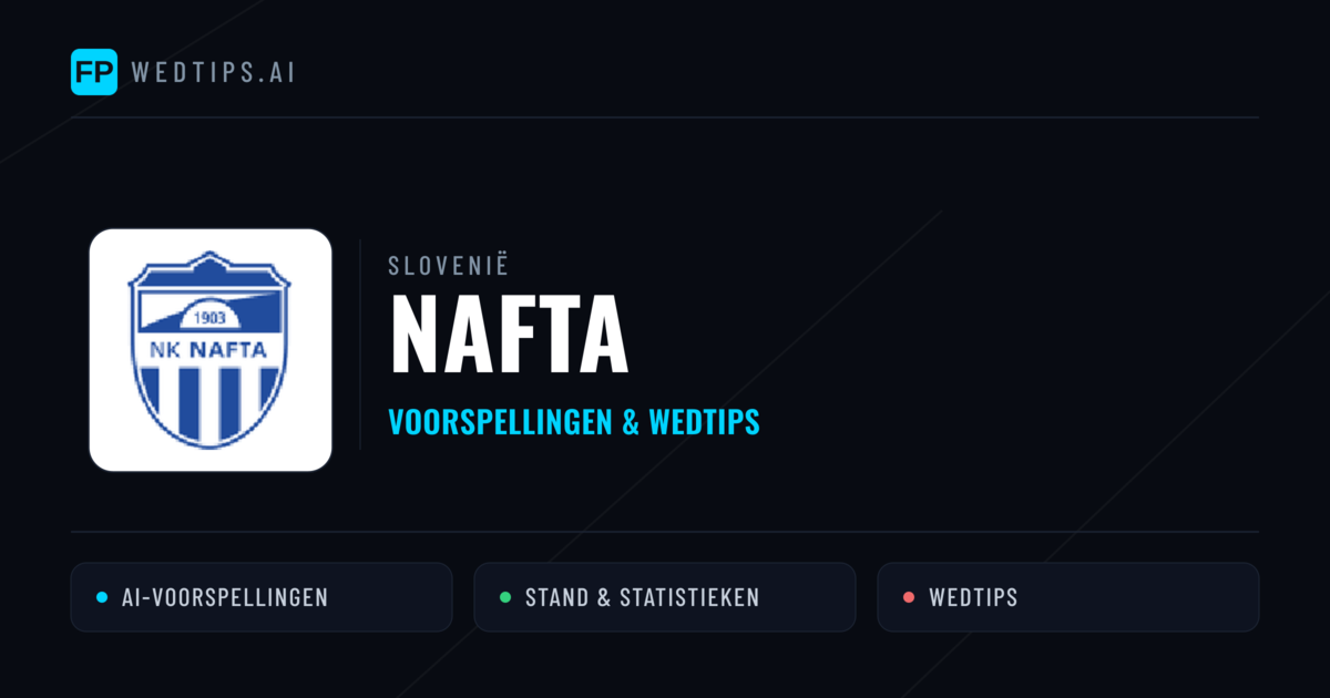 Nafta voorspellingen & statistieken