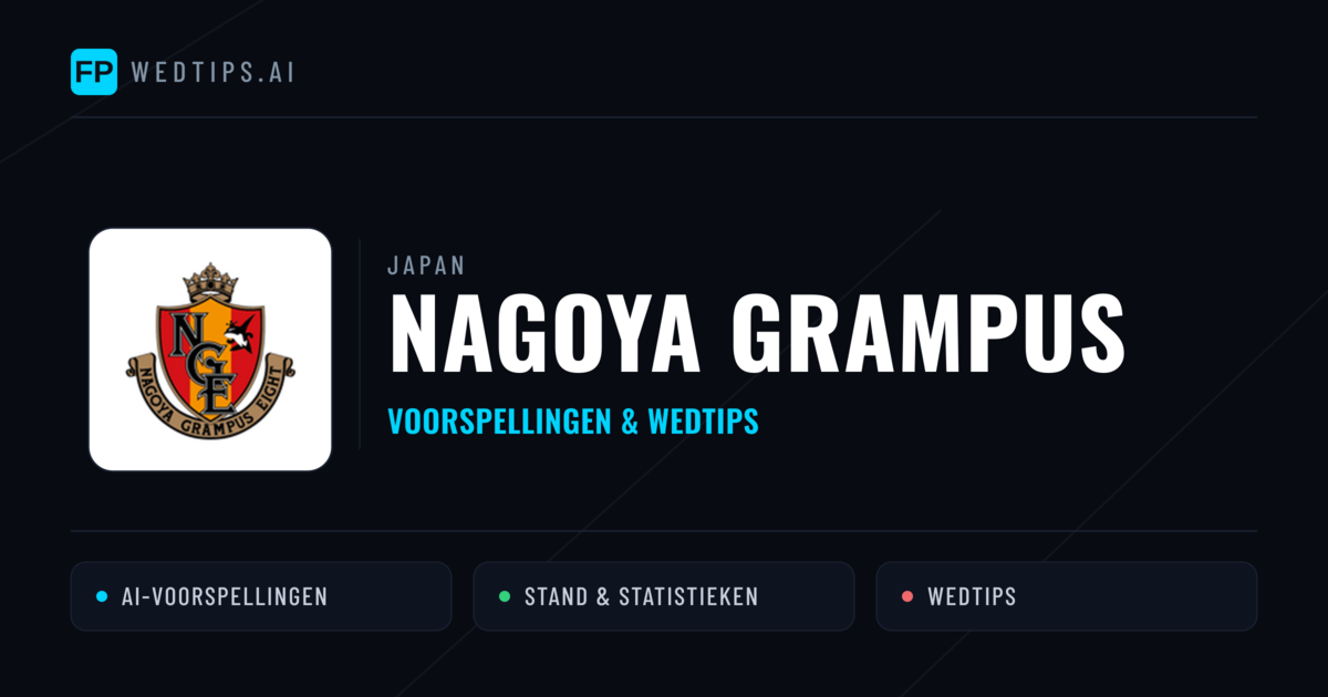 Nagoya Grampus voorspellingen & statistieken