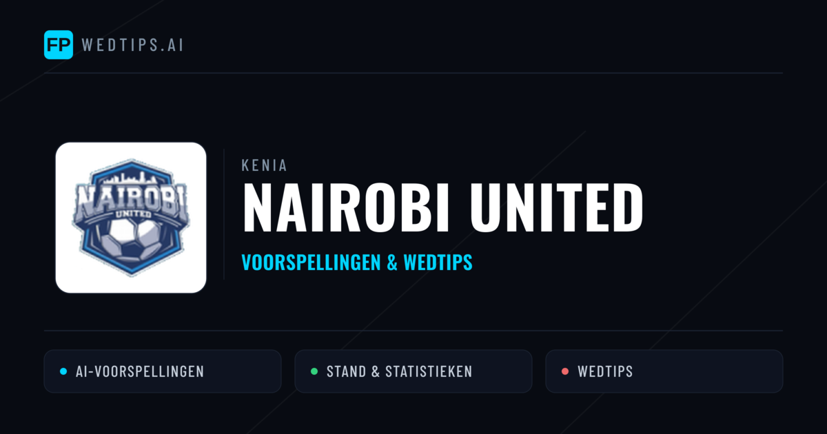 Nairobi United voorspellingen & statistieken
