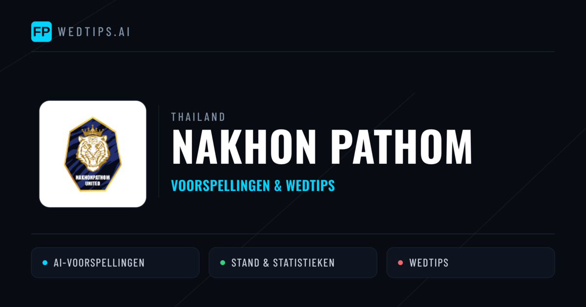 Nakhon Pathom voorspellingen & statistieken