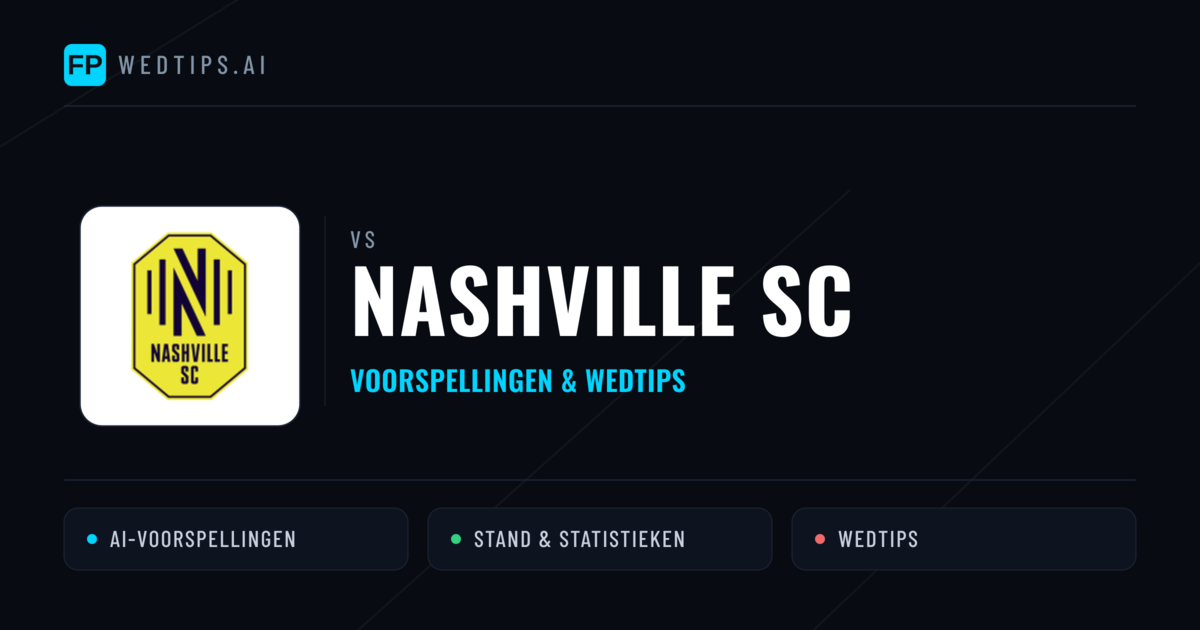 Nashville SC voorspellingen & statistieken