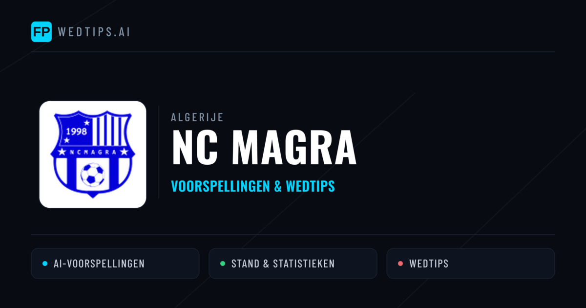 NC Magra voorspellingen & statistieken