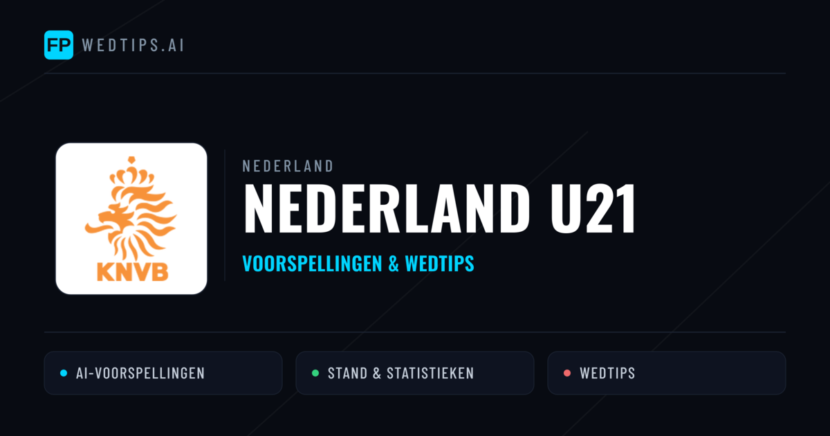 Nederland U21 voorspellingen & statistieken