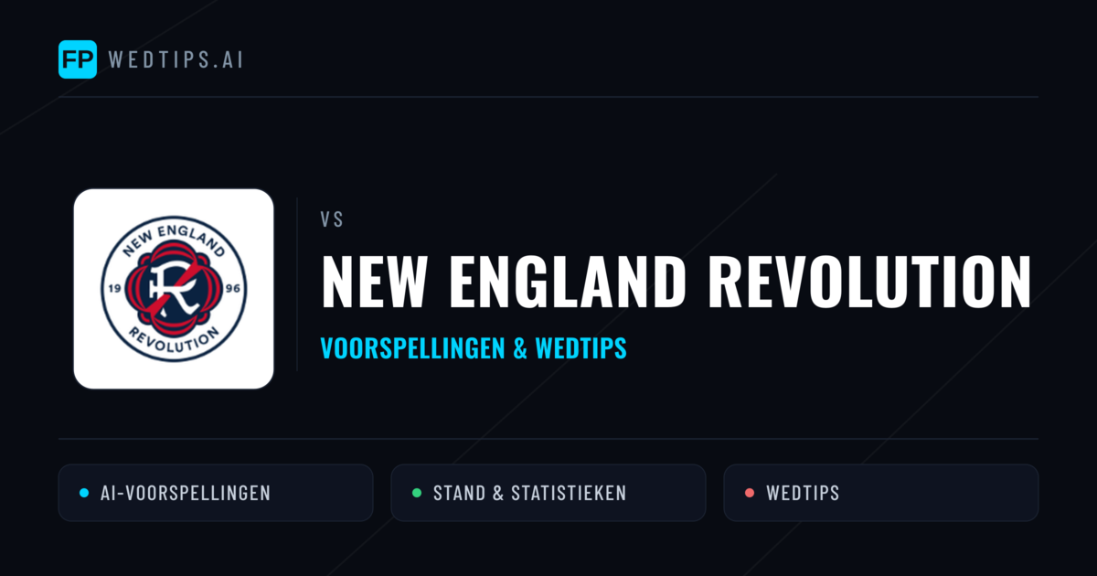 New England Revolution voorspellingen & statistieken