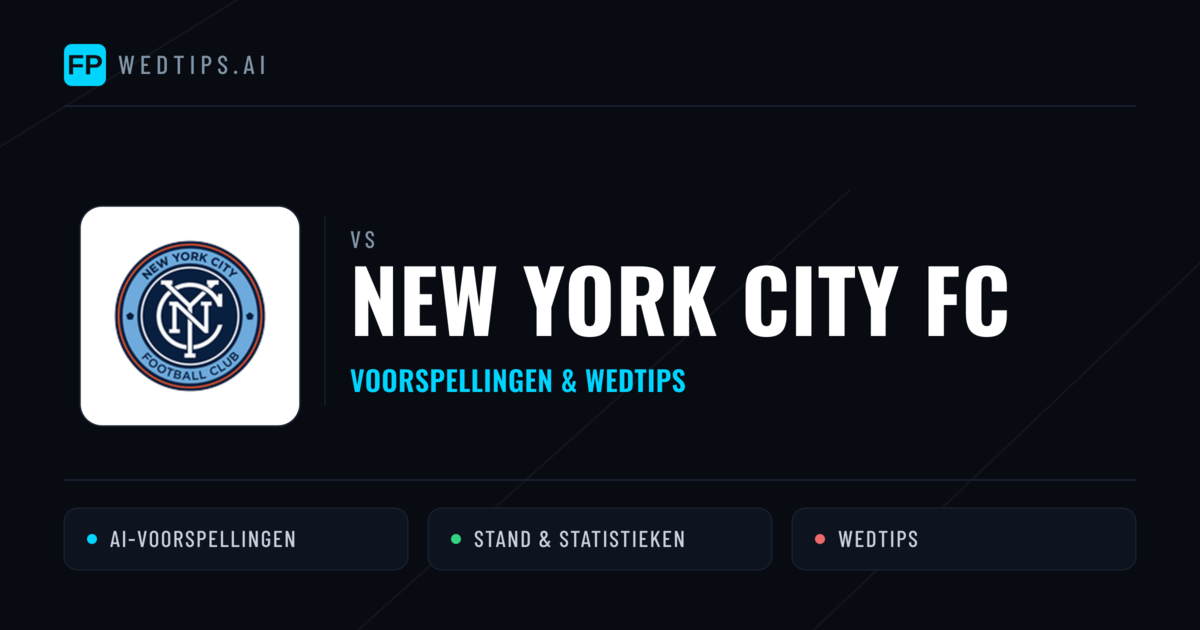 New York City FC voorspellingen & statistieken