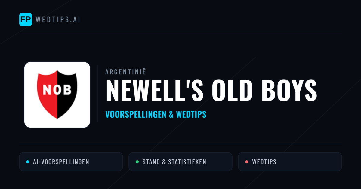 Newell's Old Boys voorspellingen & statistieken
