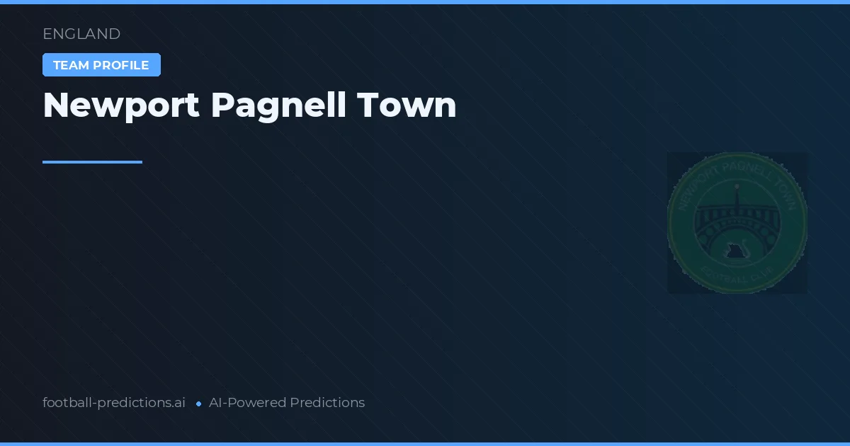 Newport Pagnell Town voorspellingen & statistieken