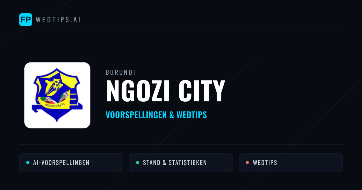 Ngozi City voorspellingen & statistieken
