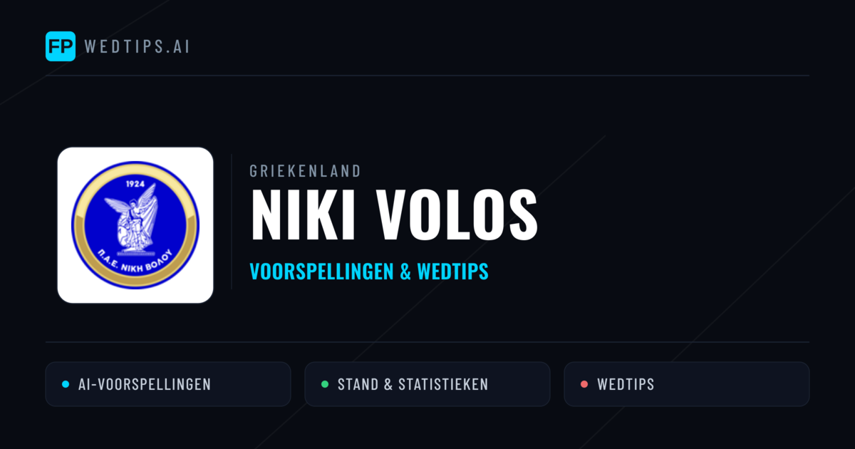 Niki Volos voorspellingen & statistieken