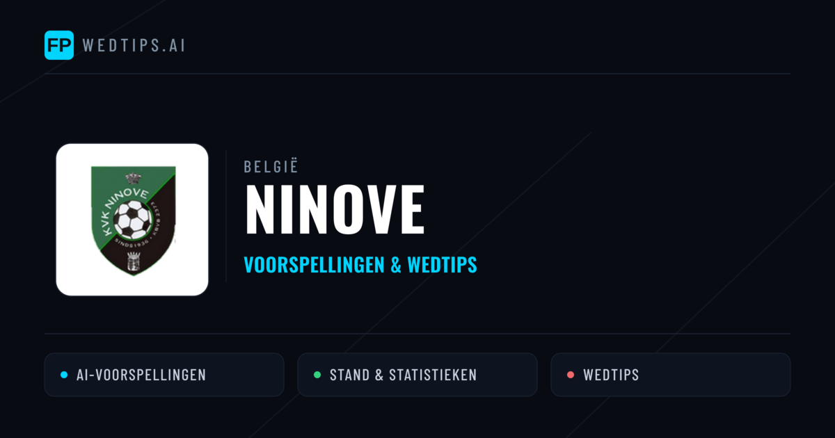 Ninove voorspellingen & statistieken