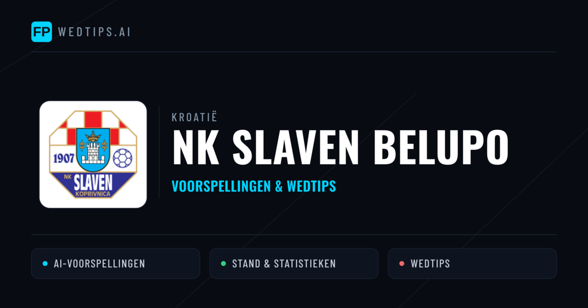 NK Slaven Belupo voorspellingen & statistieken