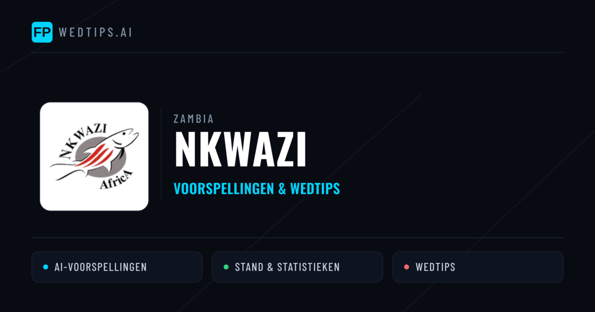 Nkwazi voorspellingen & statistieken