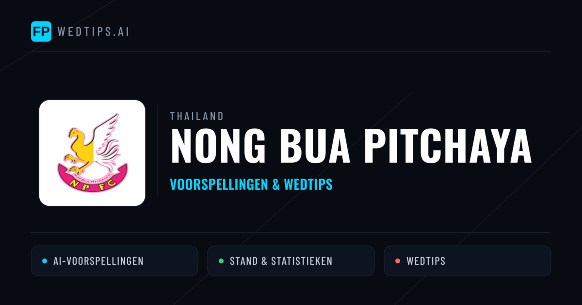 Nong Bua Pitchaya voorspellingen & statistieken