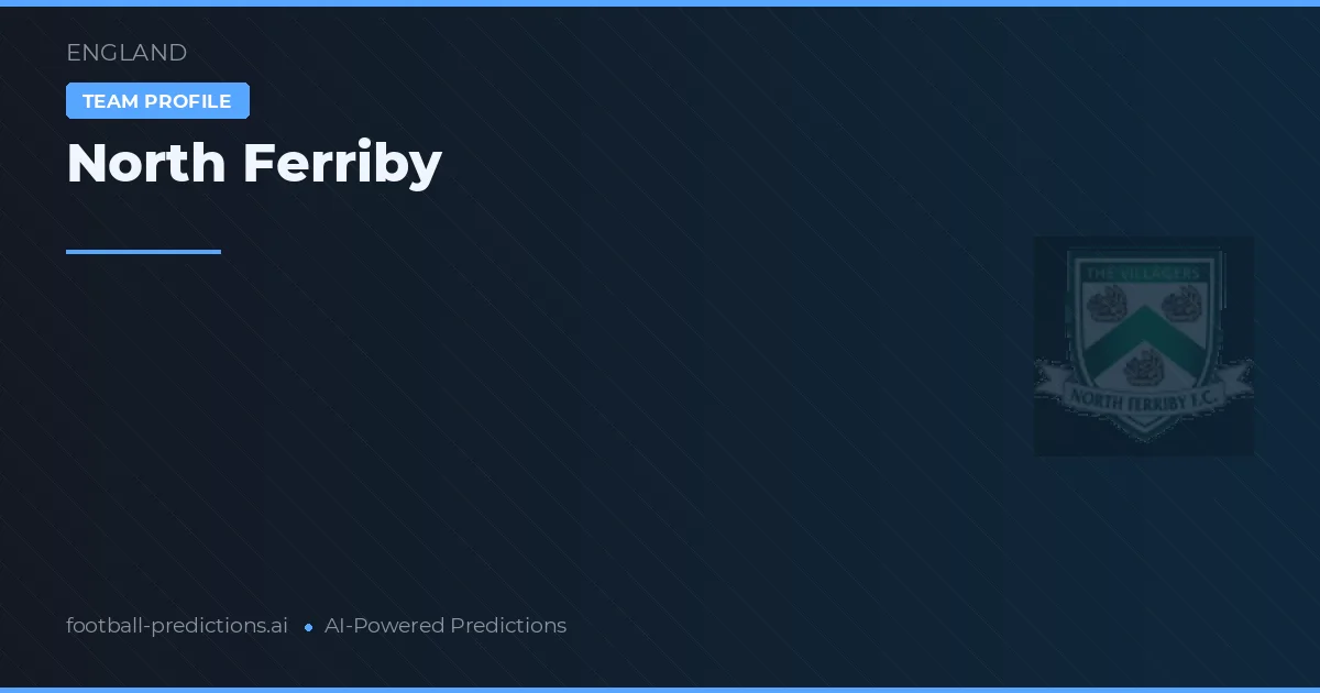 North Ferriby voorspellingen & statistieken