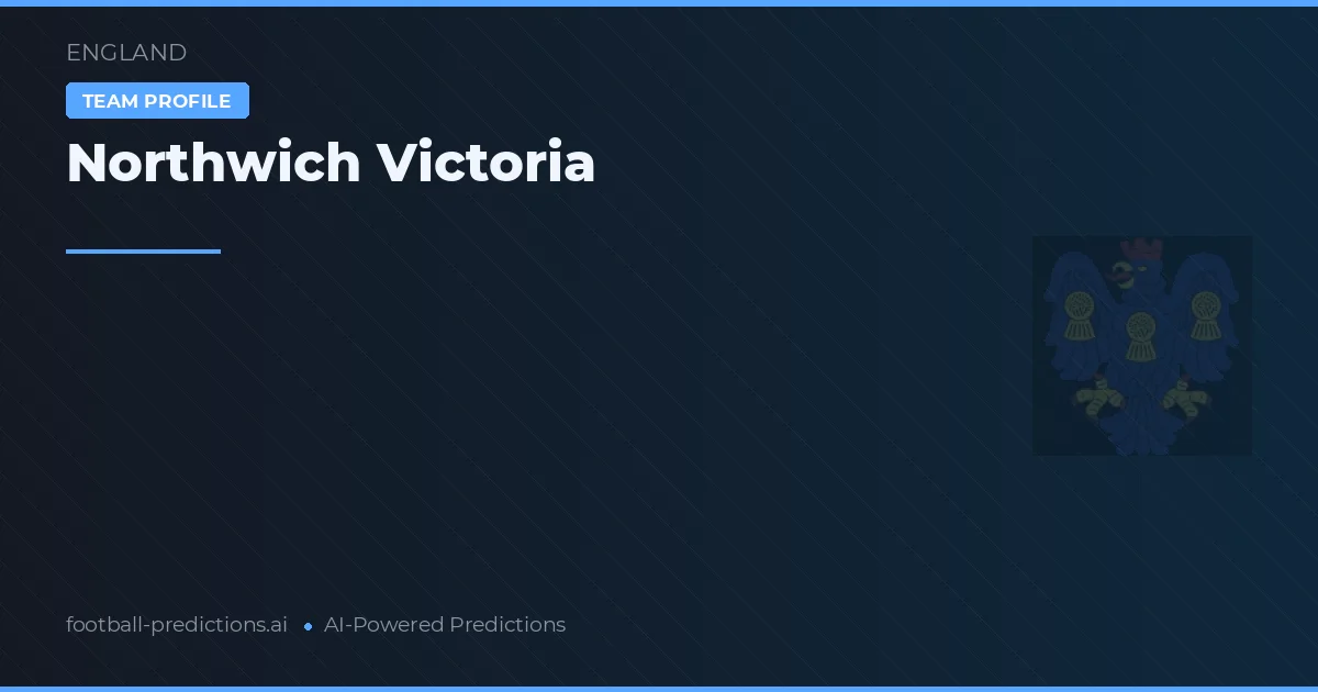 Northwich Victoria voorspellingen & statistieken