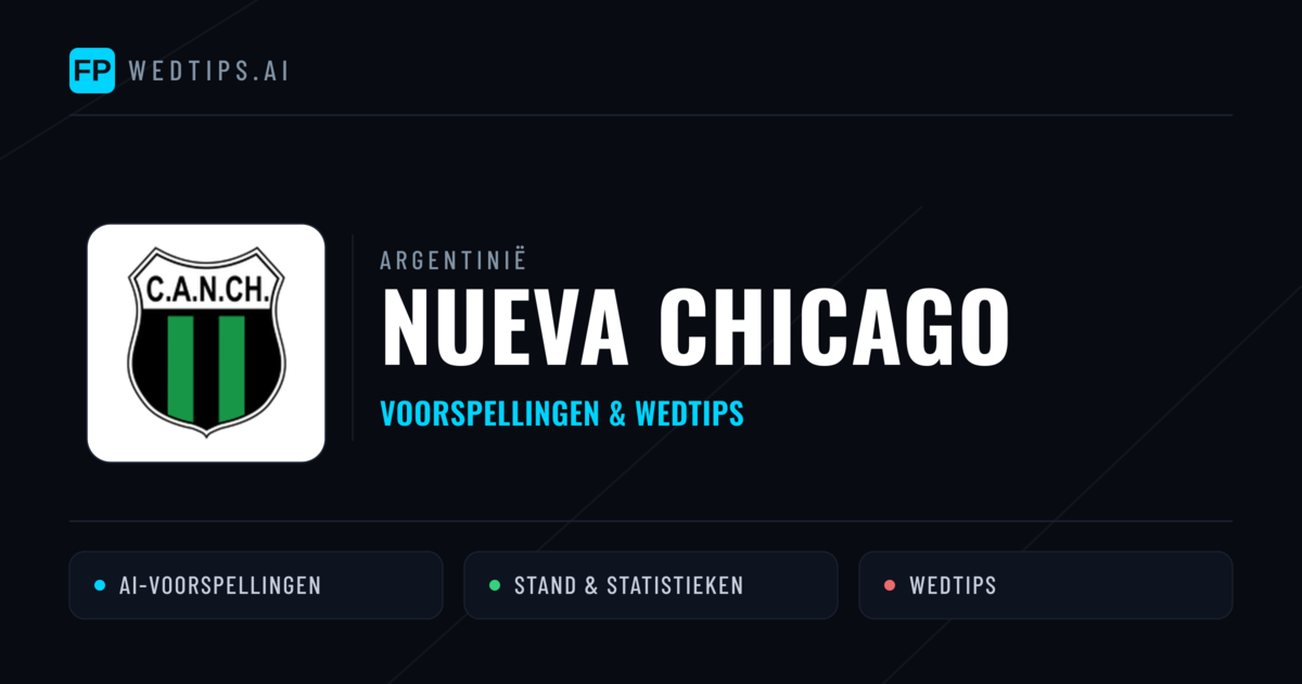 Nueva Chicago voorspellingen & statistieken