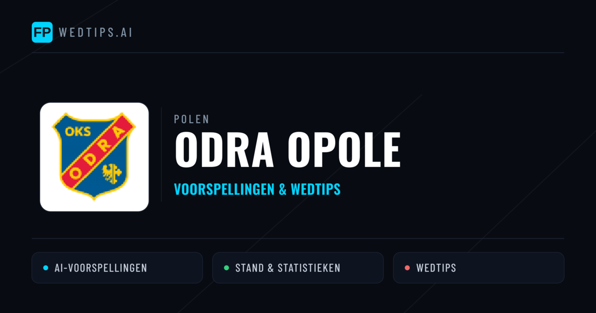 Odra Opole voorspellingen & statistieken