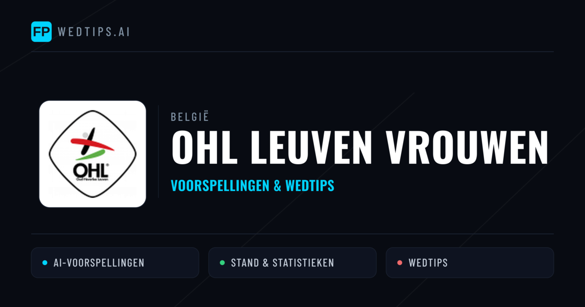 OHL Leuven Vrouwen voorspellingen & statistieken