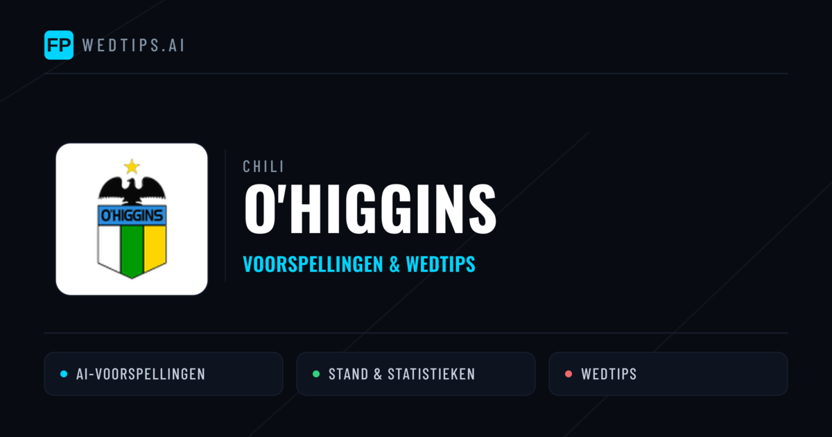 O'Higgins voorspellingen & statistieken