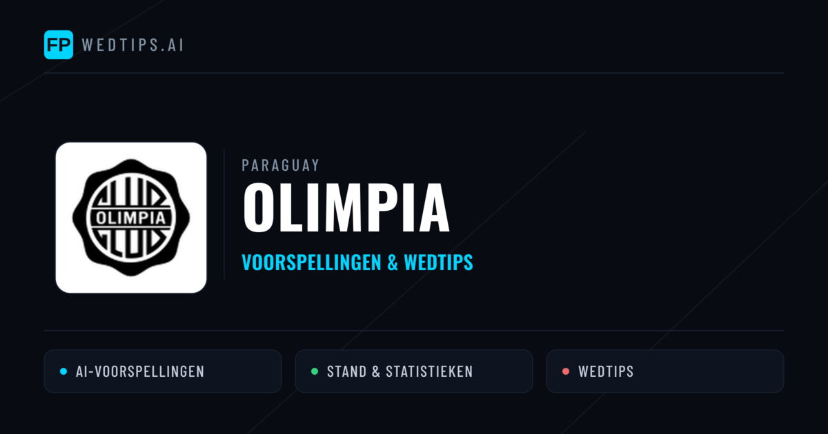Olimpia voorspellingen & statistieken