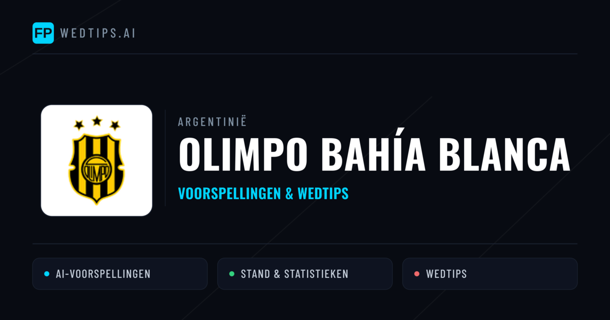 Olimpo Bahía Blanca voorspellingen & statistieken