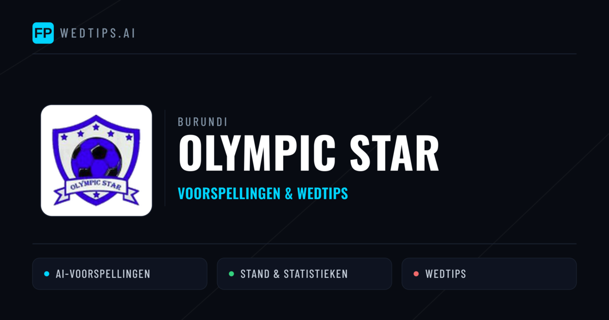 Olympic Star voorspellingen & statistieken