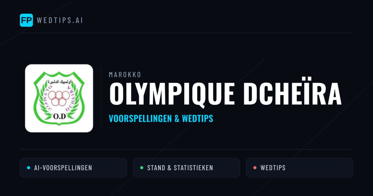 Olympique Dcheïra voorspellingen & statistieken