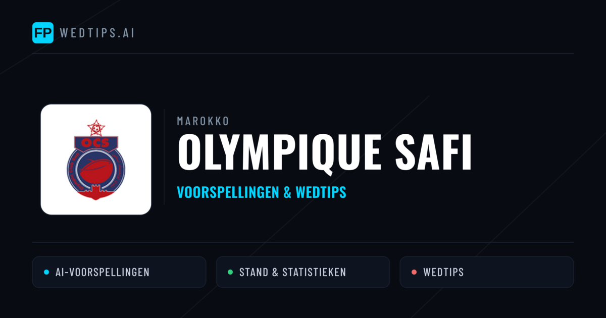 Olympique Safi voorspellingen & statistieken
