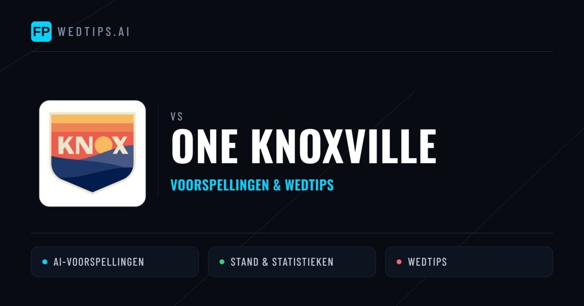 One Knoxville voorspellingen & statistieken
