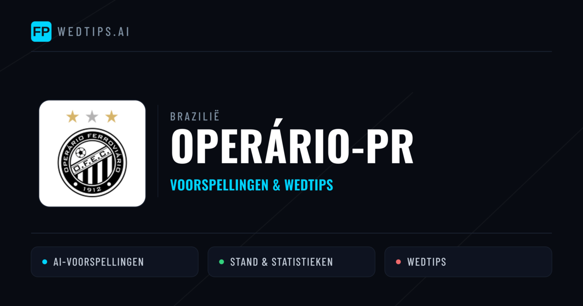 Operário-PR voorspellingen & statistieken