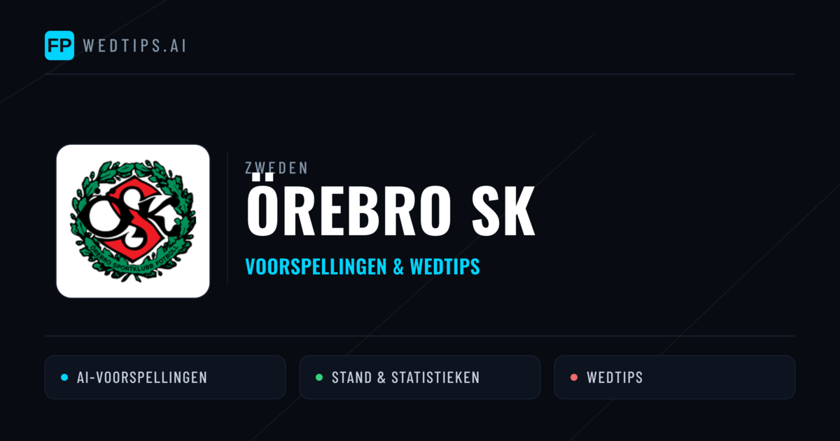 Örebro SK voorspellingen & statistieken