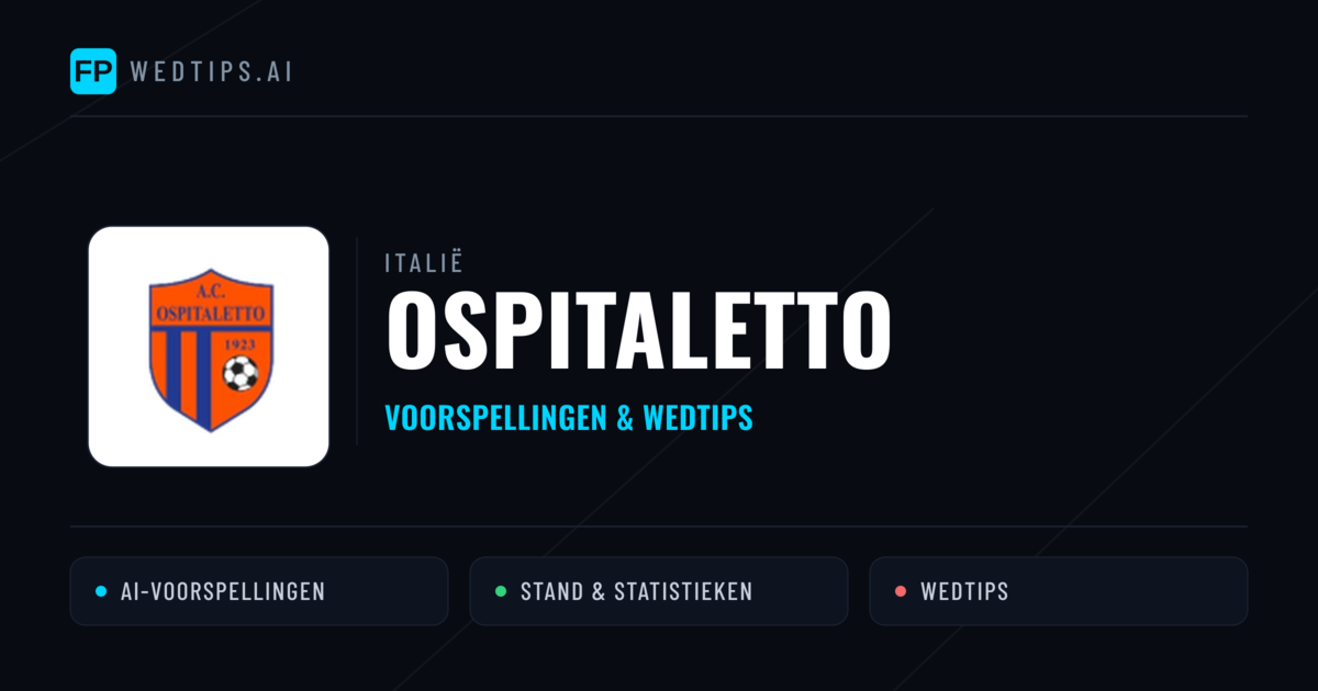 Ospitaletto voorspellingen & statistieken