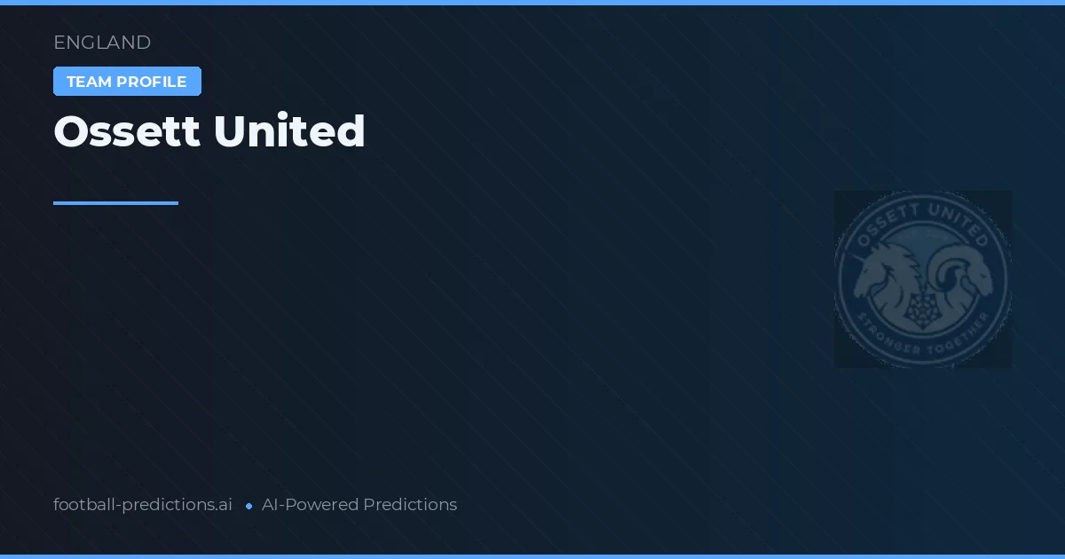 Ossett United voorspellingen & statistieken