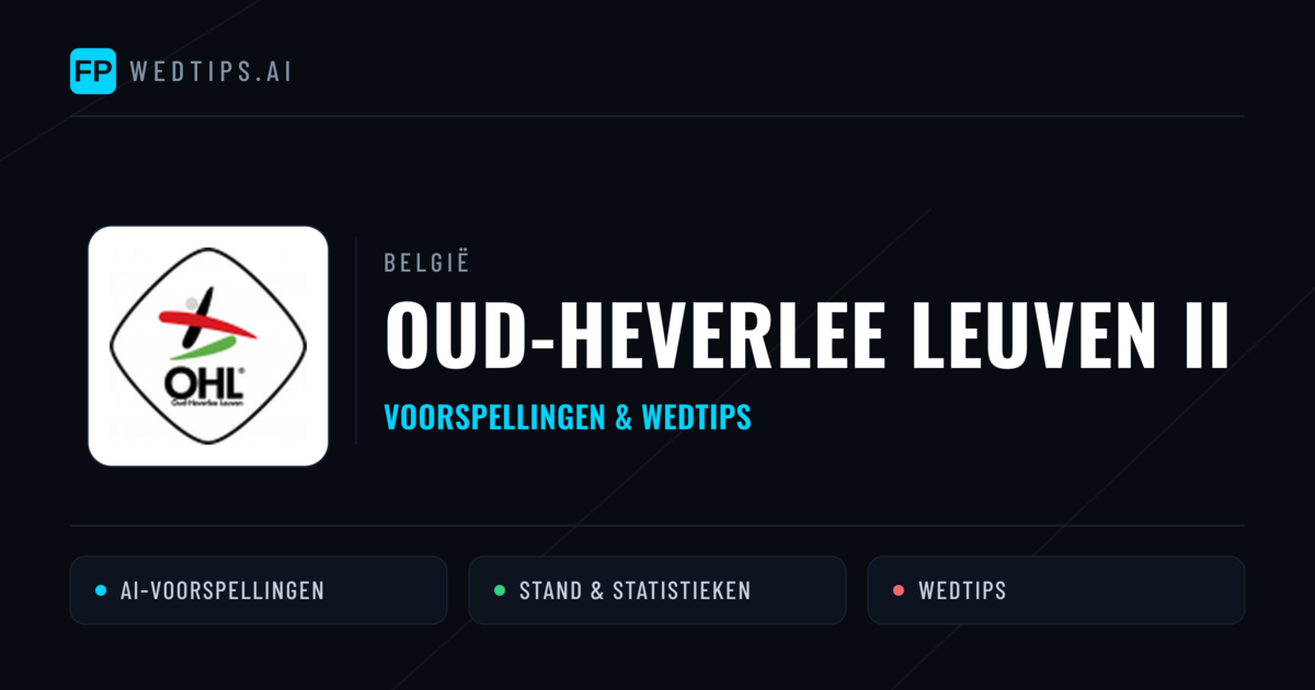 Oud-Heverlee Leuven II voorspellingen & statistieken