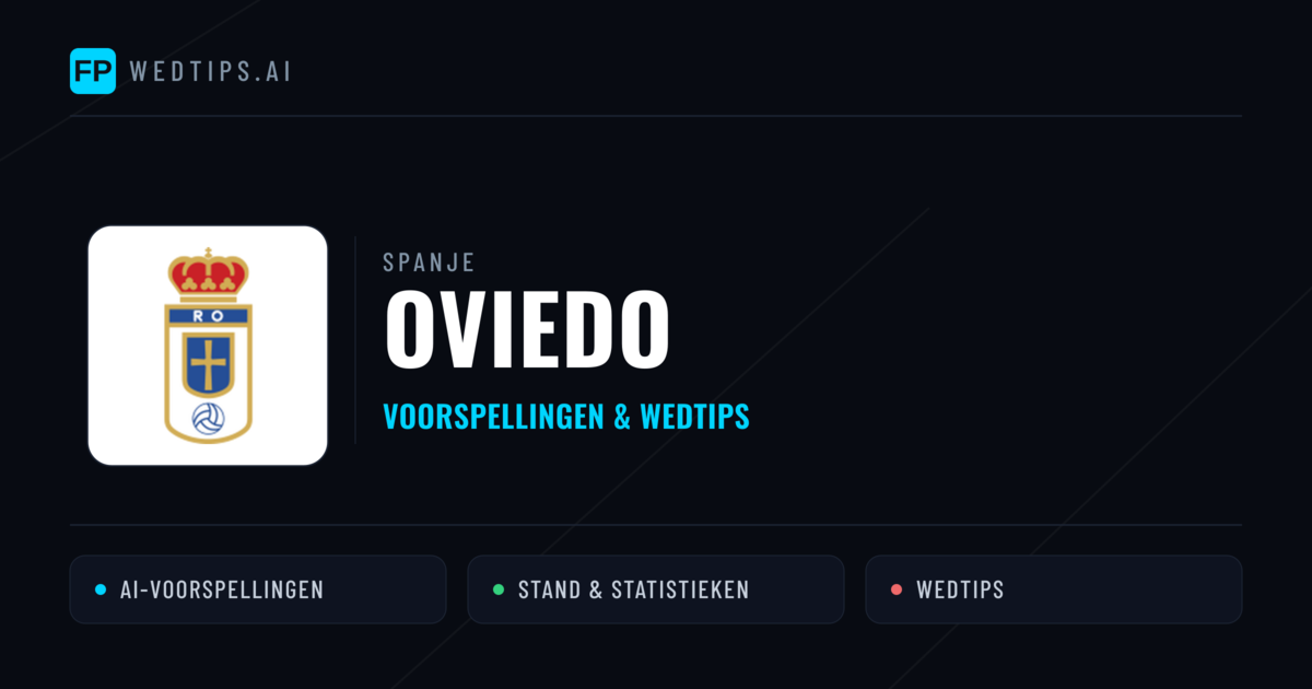 Oviedo voorspellingen & statistieken